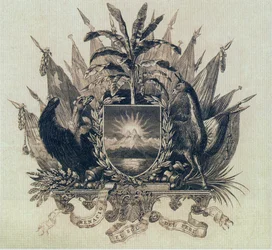 Blason de la République du Pérou créé par San Martín le 21 octobre 1821